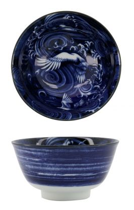 Tokyo Design Japonism Small Tayo Trane bolle 12,7x6,8 cm blå