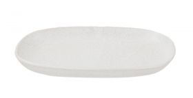 Tokyo Design Titanium matt oval tallerken porselen 18,7×12,7×2,4 cm