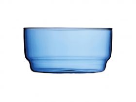 Lyngby Torino glasskål 12x6 cm blå