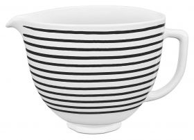 KitchenAid Artisan bolle keramikk horizontal stripes 4,7 L