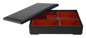 ABS Lacquerware Bento Box 27.5x21.5x6cm 