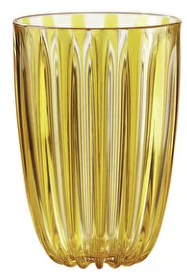 Guzzini Dolcevita vannglass bioplast 47CL 4 stk Amber