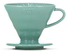 Hario kaffe drypper V60 02 keramikk turkis