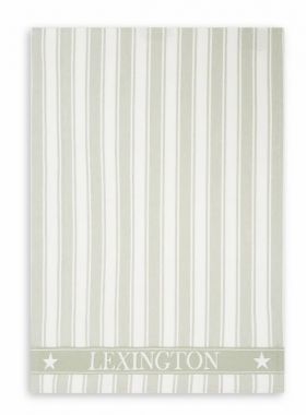Lexington Icons kjøkkenhåndkle stripete 50X70 cm grønn/hvit 