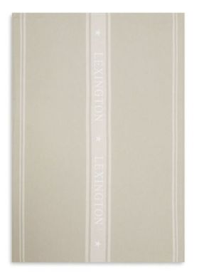 Lexington Icons kjøkkenhåndkle Bomullsjacquard 50X70 cm beige/hvit