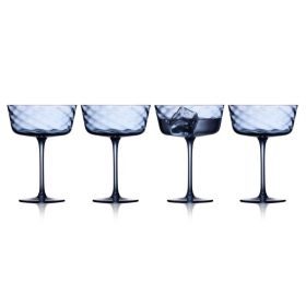 Lyngby Vienna Champagneglass 4 stk 30 cl blå