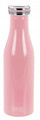 Lurch Termoflaske m/skrukork rustfritt stål 0,5L soft pink