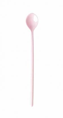 Rice Latteskje Melamin 19 x 2,7 cm rosa