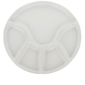 Kela Fondue tallerken Ø21,5x2,5 cm hvit