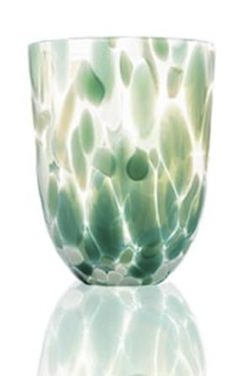 Anna von Lipa Big Confetti vannglass 25 cl Smaragd