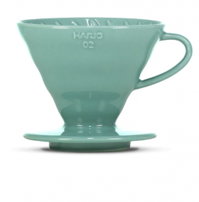 Hario kaffe drypper keramikk V60 02 turkis