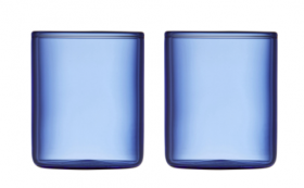 Lyngby Torino Borosilikat Shotglass 6 cl 2 stk blå